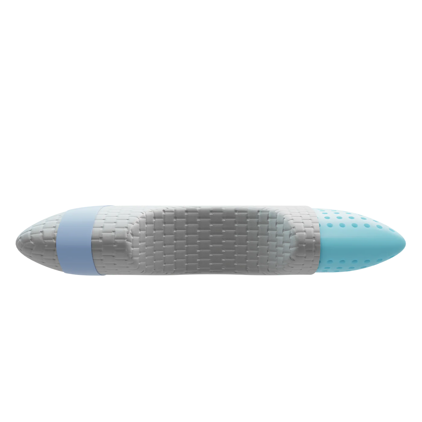 Cooling pillow for side sleepers by blue sleep, horizontal view