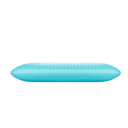 Gel infused memory foam pillow by blue sleep, horizontal view 