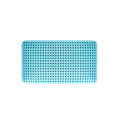 Gel infused memory foam pillow by blue sleep, top view 